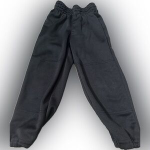 Kids Black Baseball Pants